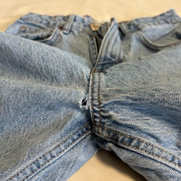 Zara Mom Jeans High Waisted Blue | Size 2 - Picture 8 of 11